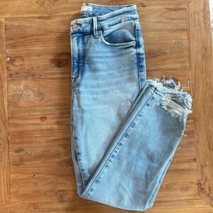 Good American “good legs” Cigarette jeans